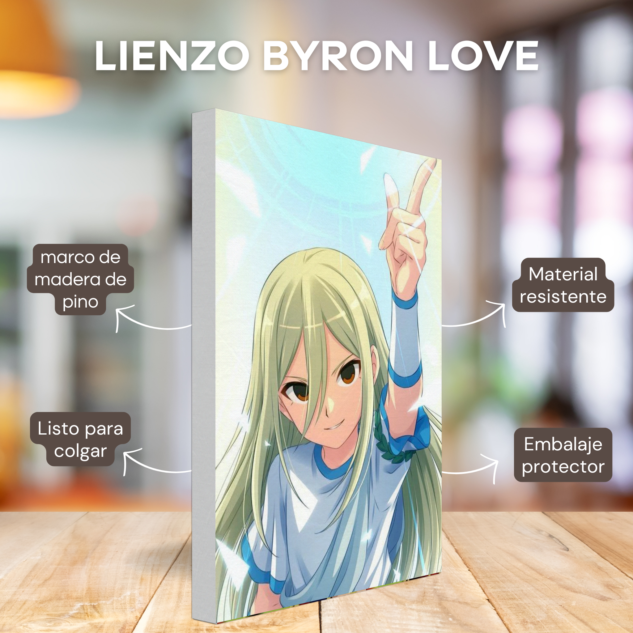 Lienzo Byron Love
