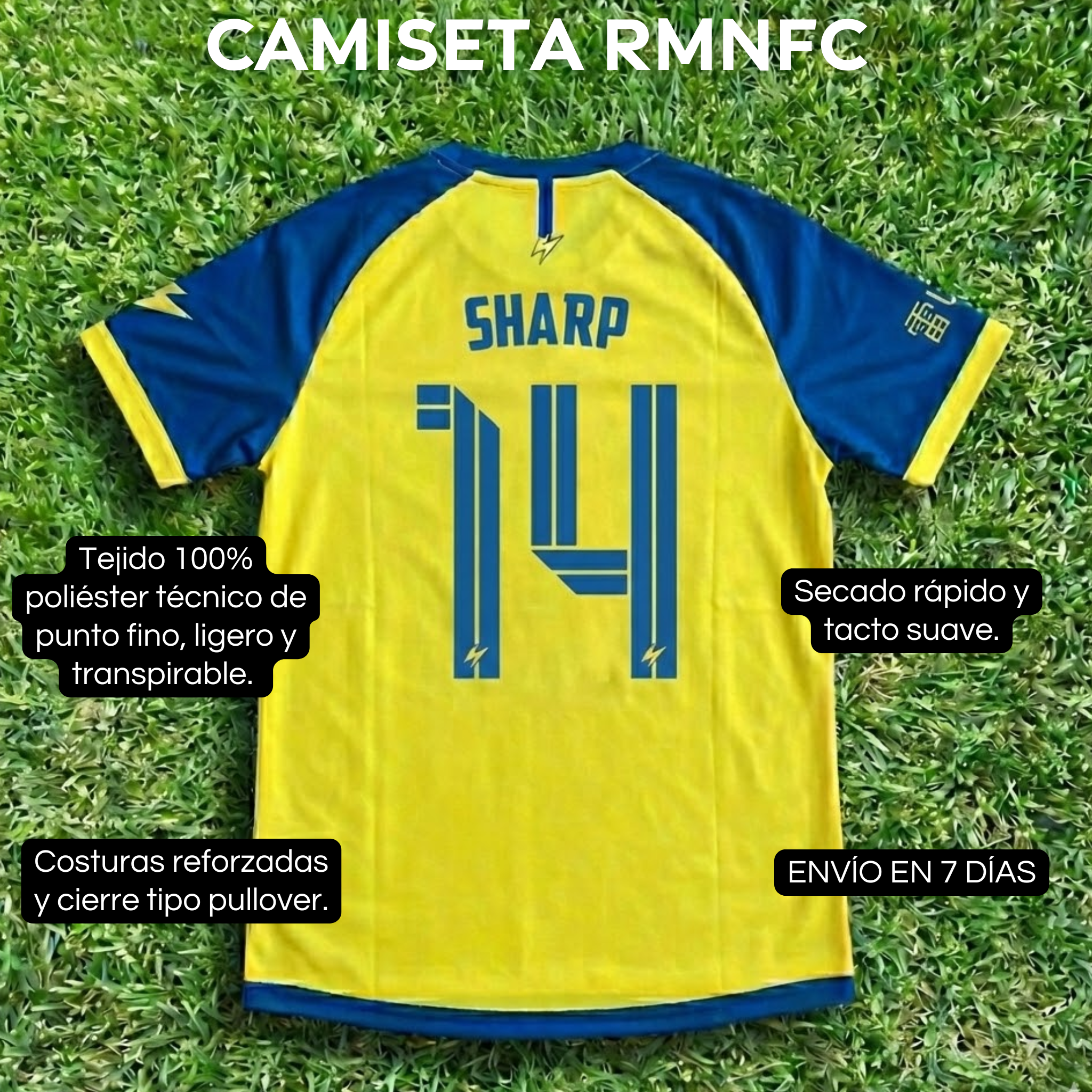 Camiseta RMON FC (NOMBRE y DORSAL)