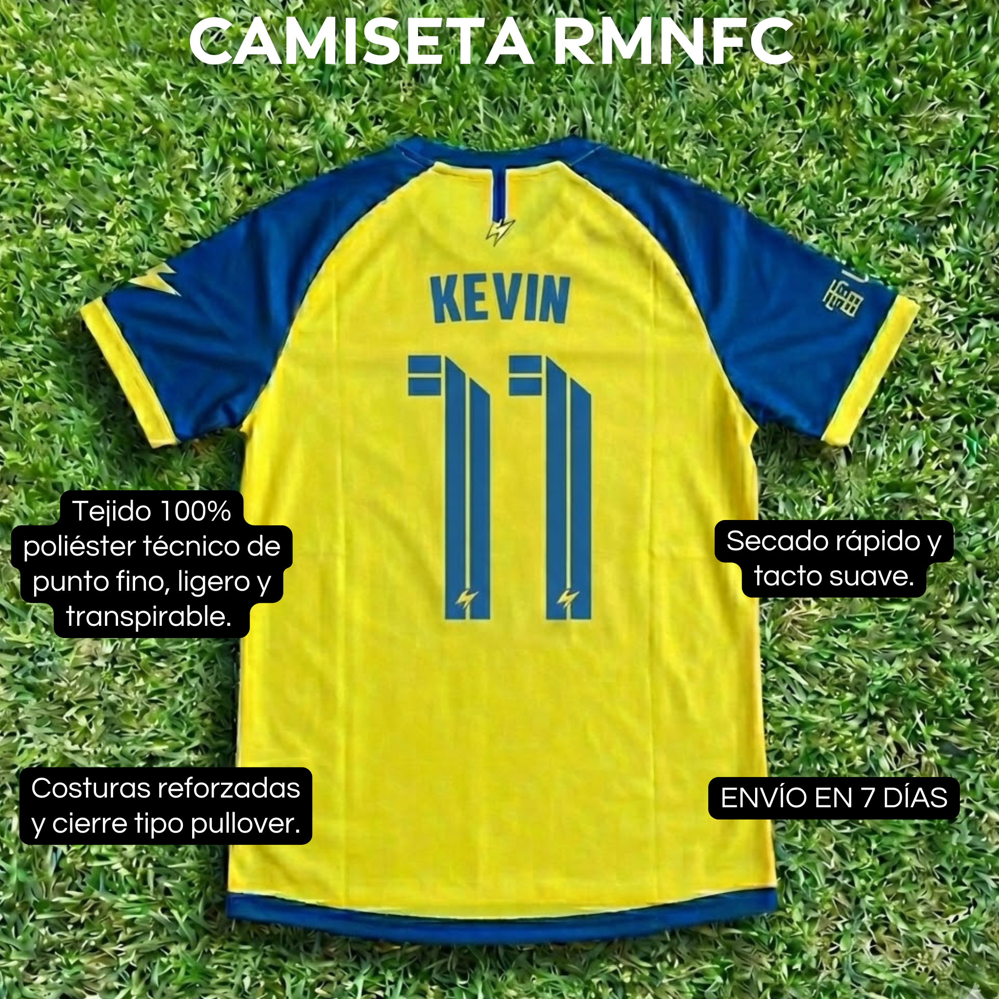 Camiseta RMON FC (NOMBRE y DORSAL)