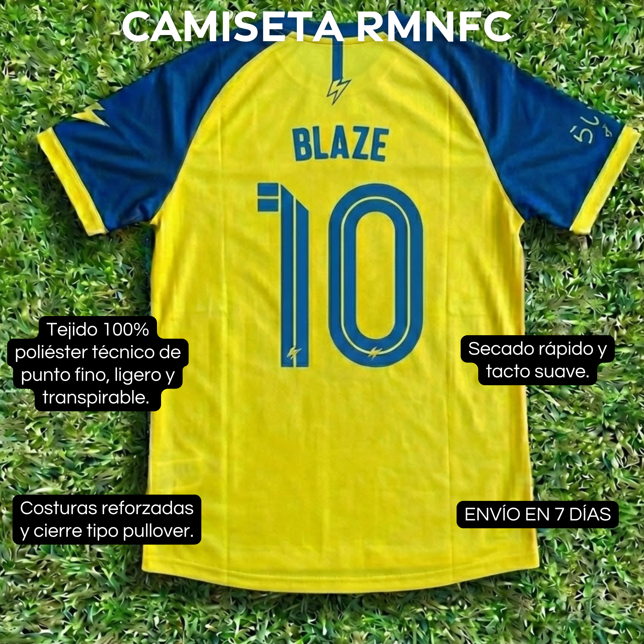 Camiseta RMON FC (NOMBRE y DORSAL)