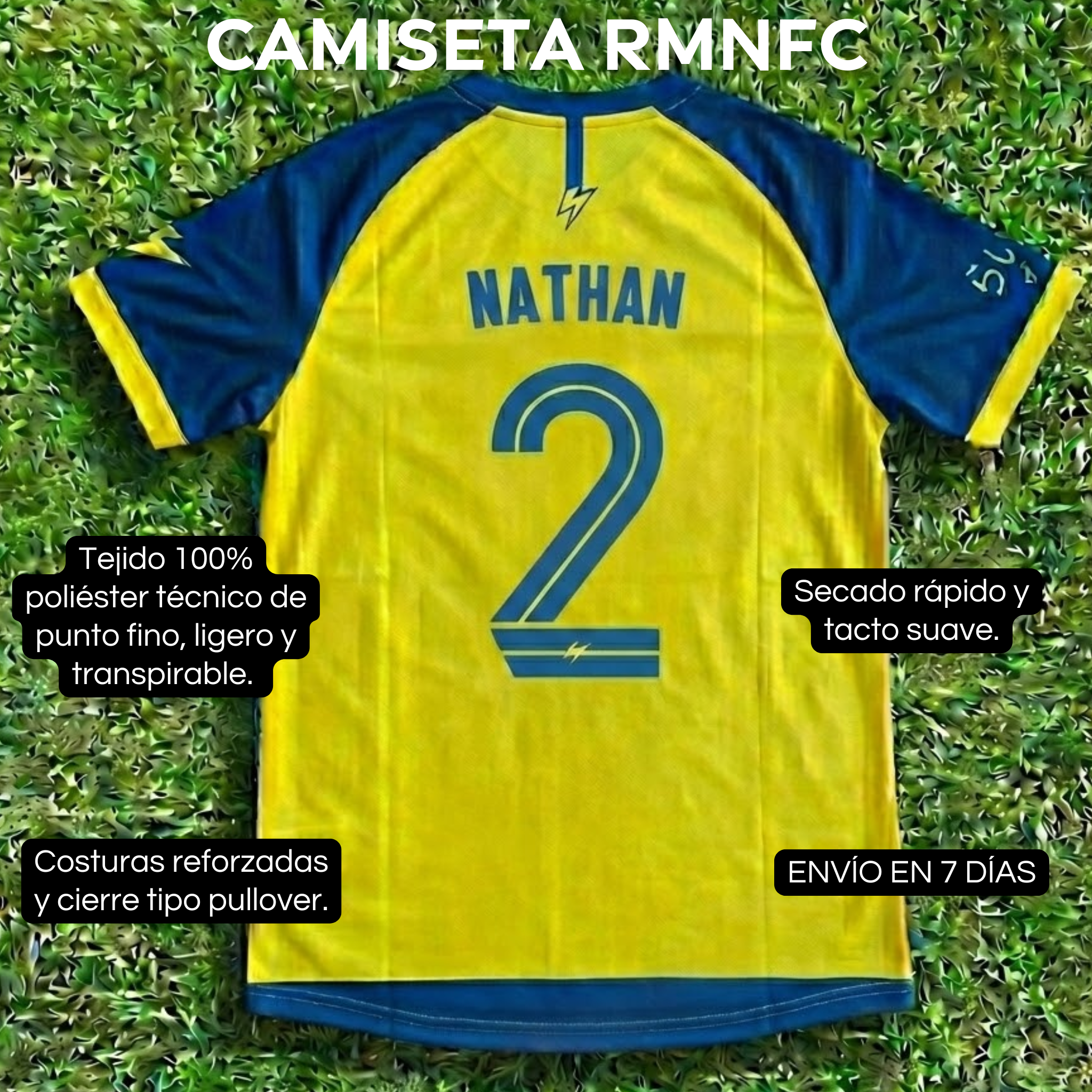 Camiseta RMON FC (NOMBRE y DORSAL)